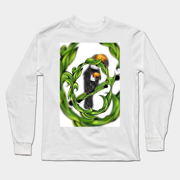 Bird Long Sleeve T-Shirt by San Creative